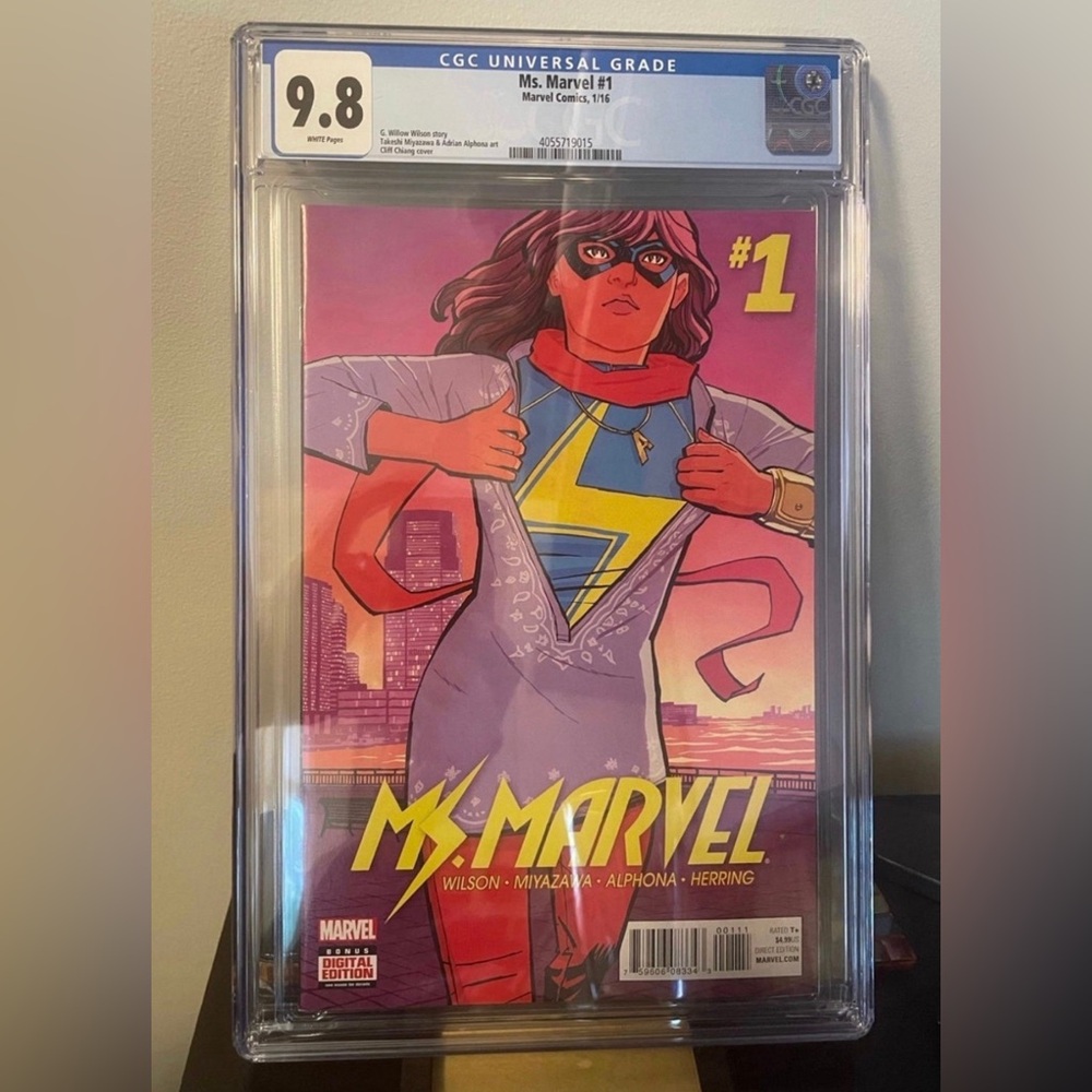 Ms. Marvel #1 • 2016 • Karmala Khan solo series cgc 9.8